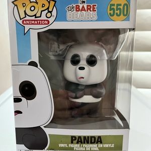 New “We Bare Bears” Funko Pops Panda #550 - This one is hard to find